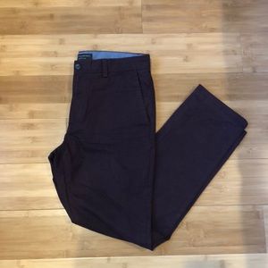 maroon Banana Republic chinos